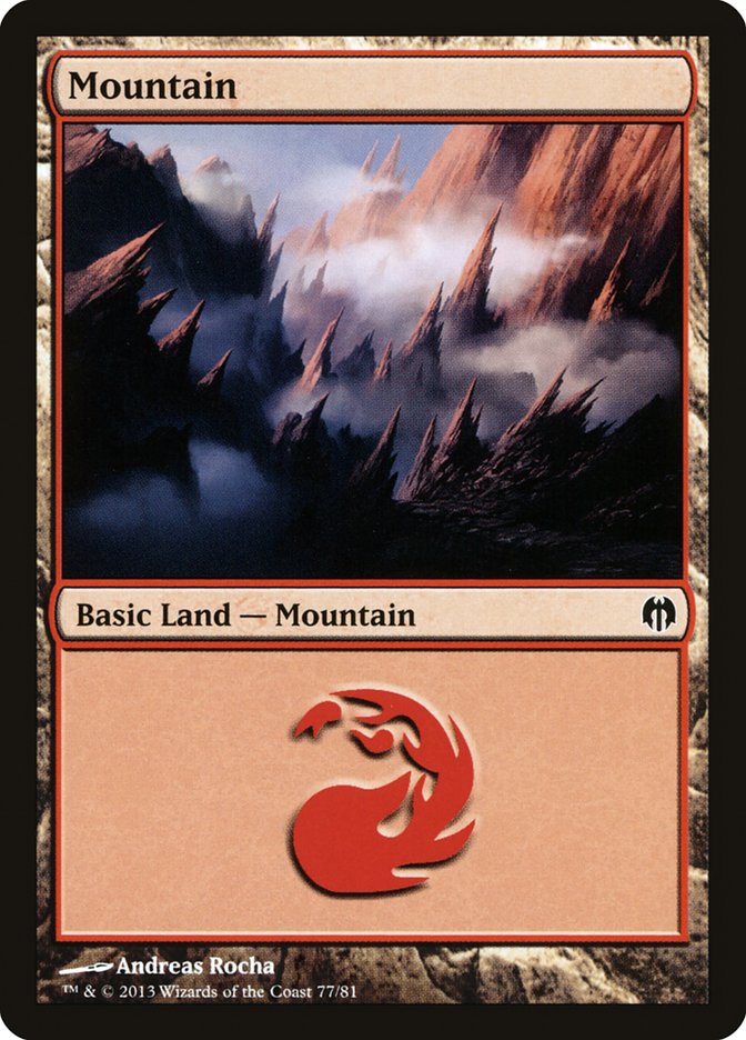 Mountain (77) [Duel Decks: Heroes vs. Monsters] - Magic: The Gathering - Card Brawlers | Quebec | Canada |