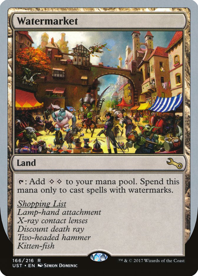 Watermarket [Unstable] - Magic: The Gathering - Card Brawlers | Quebec | Canada |