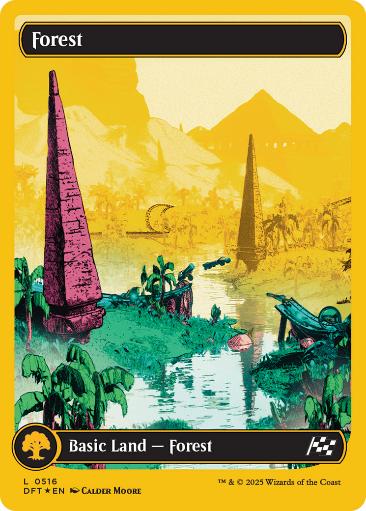 Forest (0516) (First-Place Foil) [Aetherdrift] - Magic: The Gathering - Card Brawlers | Quebec | Canada |