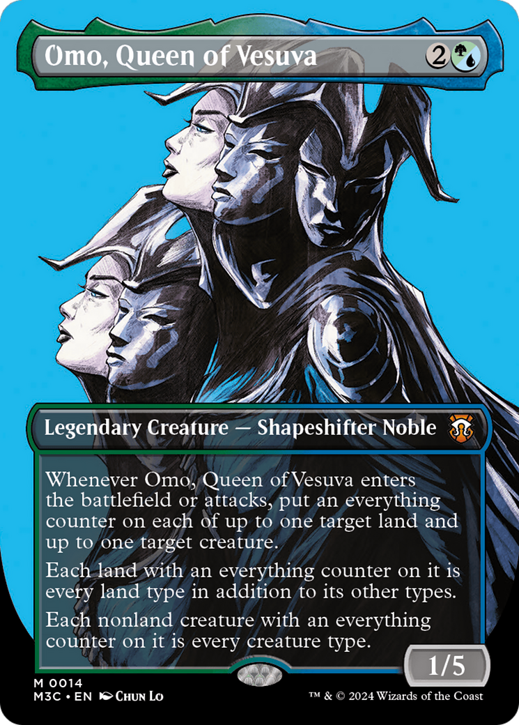 Omo, Queen of Vesuva (Borderless) [Modern Horizons 3 Commander] - Magic: The Gathering - Card Brawlers | Quebec | Canada |