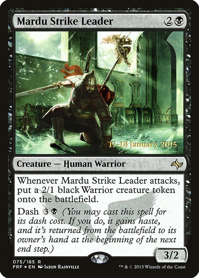 Mardu Strike Leader [Fate Reforged Prerelease Promos] - Magic: The Gathering - Card Brawlers | Quebec | Canada |