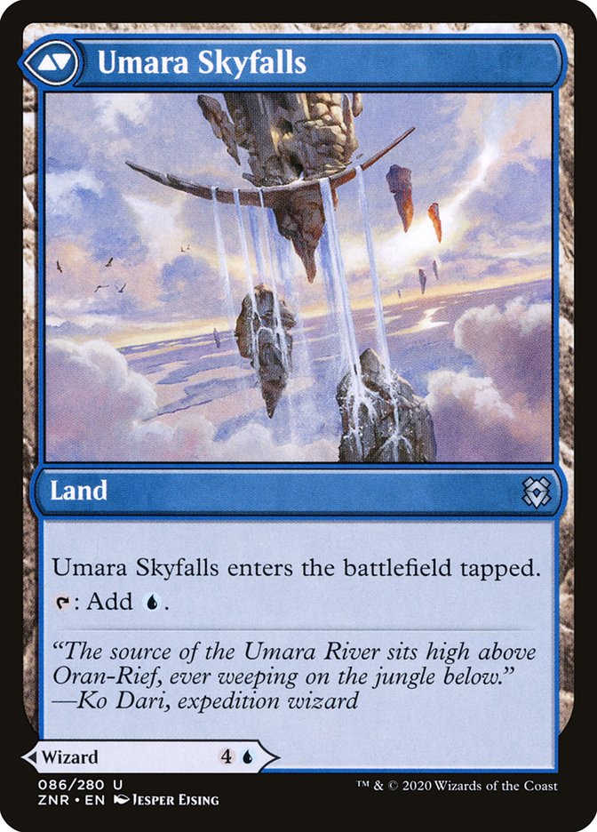 Umara Wizard // Umara Skyfalls [Zendikar Rising] - Magic: The Gathering - Card Brawlers | Quebec | Canada |