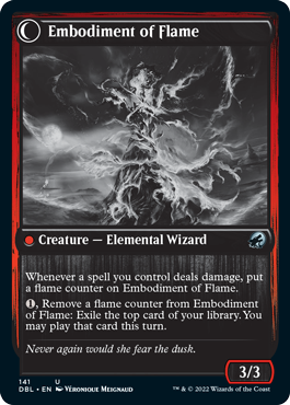 Flame Channeler // Embodiment of Flame [Innistrad: Double Feature] - Magic: The Gathering - Card Brawlers | Quebec | Canada |