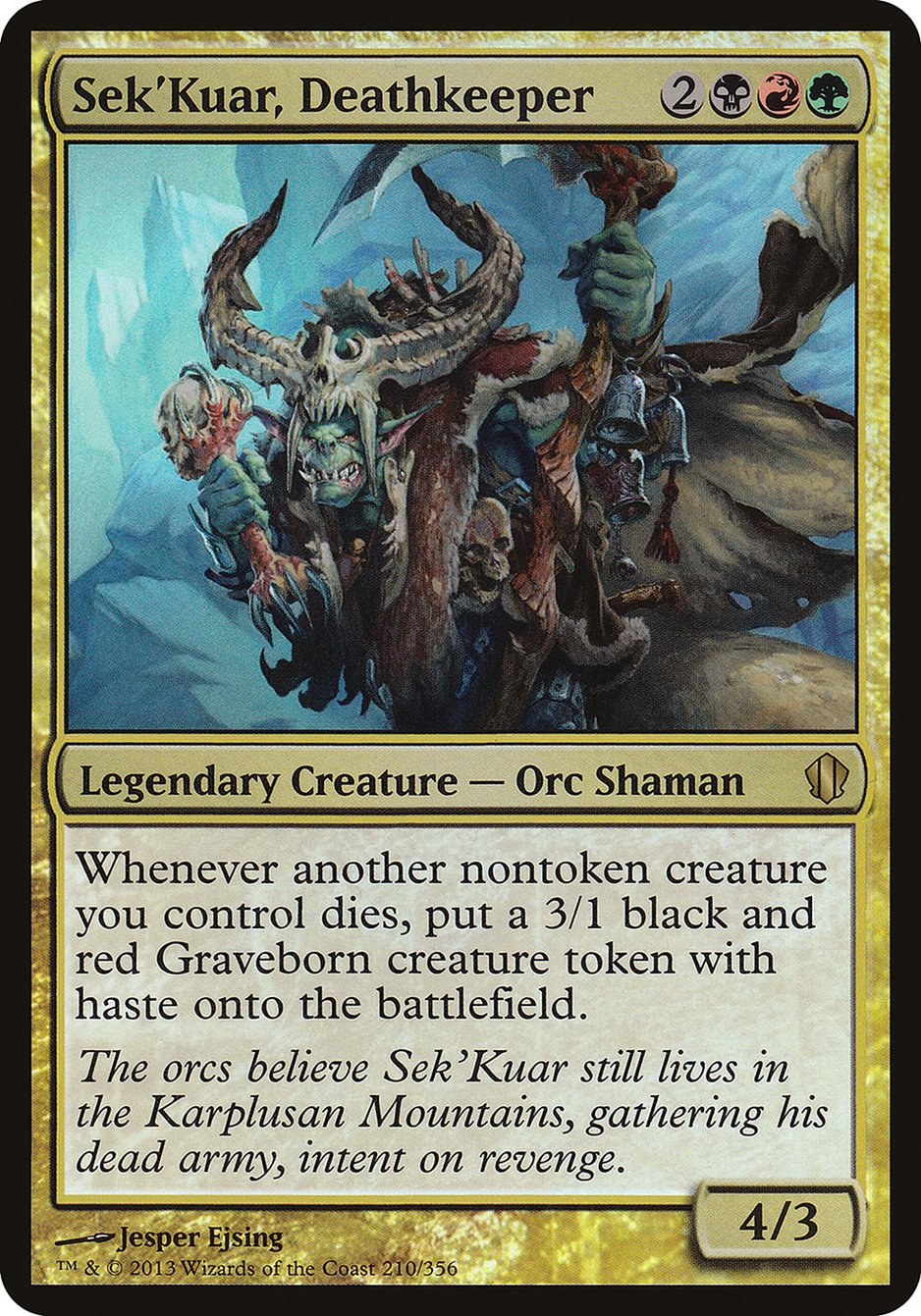 Sek'Kuar, Deathkeeper (Oversized) [Commander 2013 Oversized] - Magic: The Gathering - Card Brawlers | Quebec | Canada |