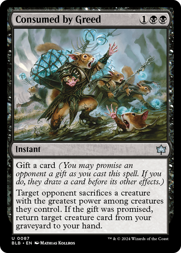 Consumed by Greed [Bloomburrow] - Magic: The Gathering - Card Brawlers | Quebec | Canada |