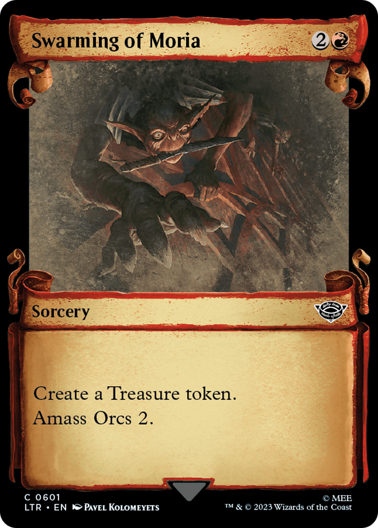 Swarming of Moria [The Lord of the Rings: Tales of Middle-Earth Showcase Scrolls] - Magic: The Gathering - Card Brawlers | Quebec | Canada |