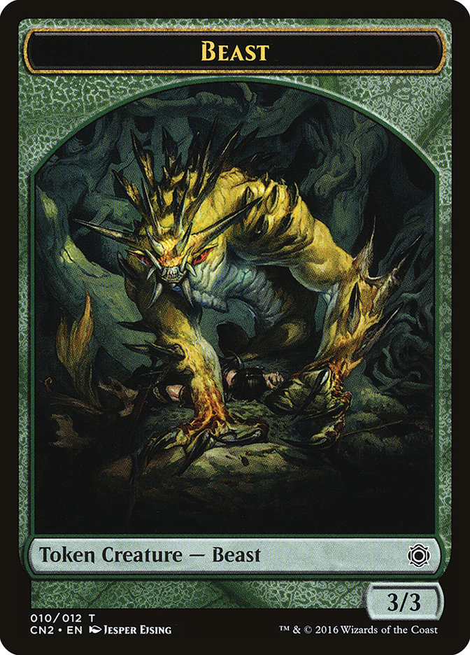 Beast Token [Conspiracy: Take the Crown Tokens] - Magic: The Gathering - Card Brawlers | Quebec | Canada |