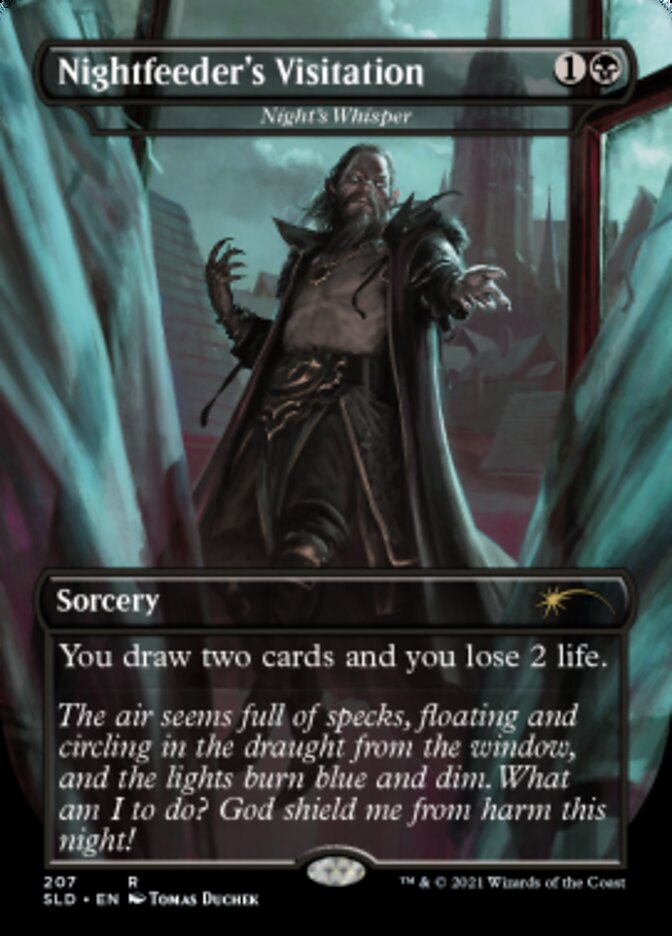 Night's Whisper - Nightfeeder's Visitation [Secret Lair Drop Series] - Magic: The Gathering - Card Brawlers | Quebec | Canada |