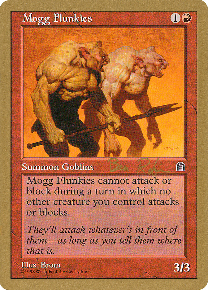 Mogg Flunkies (Ben Rubin) [World Championship Decks 1998] - Magic: The Gathering - Card Brawlers | Quebec | Canada |