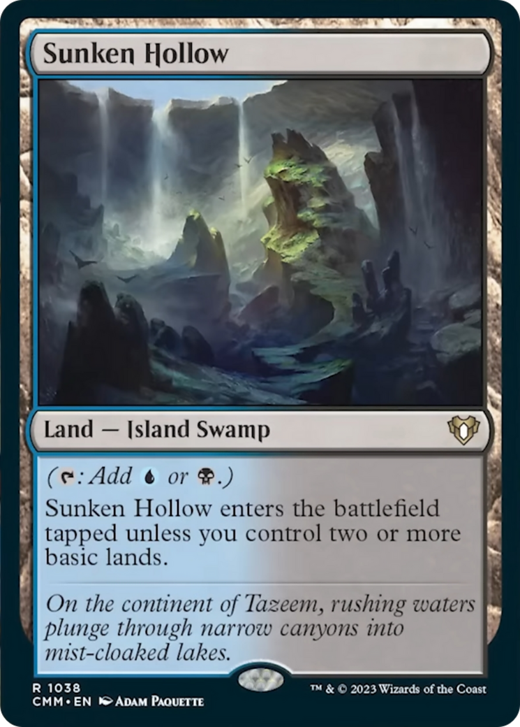 Sunken Hollow [Commander Masters] - Magic: The Gathering - Card Brawlers | Quebec | Canada |