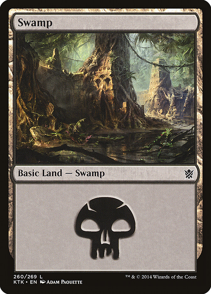Swamp (260) [Khans of Tarkir] - Magic: The Gathering - Card Brawlers | Quebec | Canada |