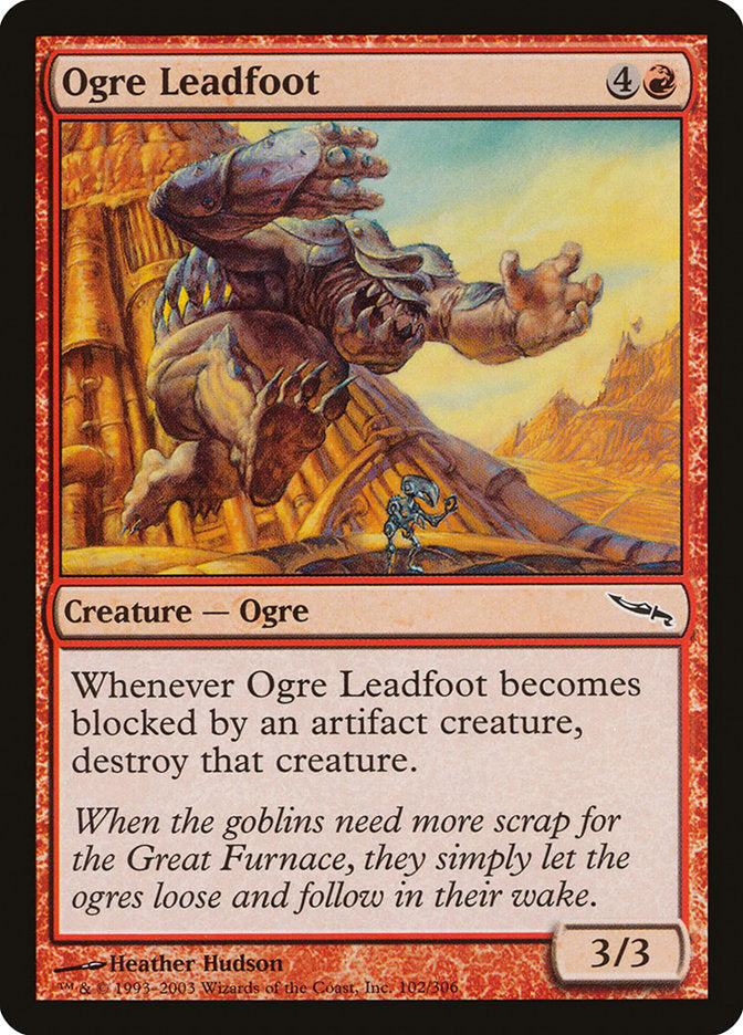 Ogre Leadfoot [Mirrodin] - Magic: The Gathering - Card Brawlers | Quebec | Canada |