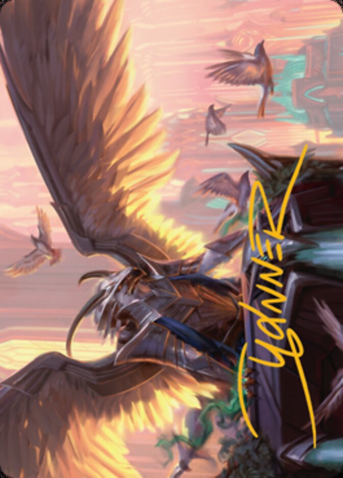 Falco Spara, Pactweaver 1 Art Card (Gold-Stamped Signature) [Streets of New Capenna Art Series] - Magic: The Gathering - Card Brawlers | Quebec | Canada |