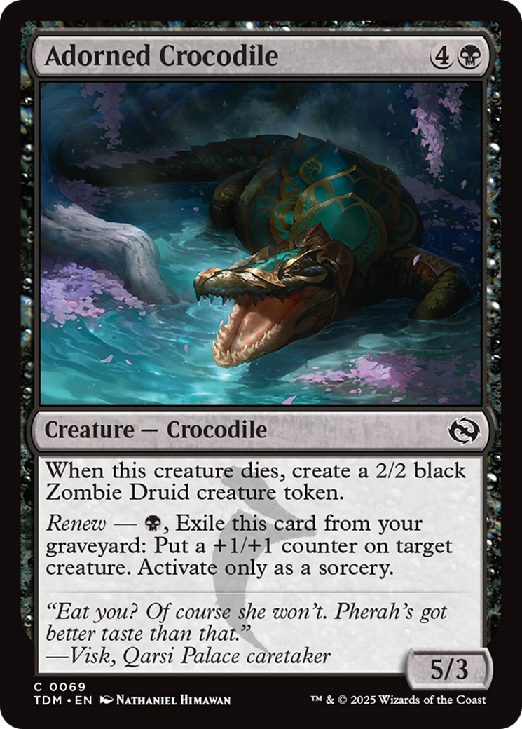 Adorned Crocodile [Tarkir: Dragonstorm] - Magic: The Gathering - Card Brawlers | Quebec | Canada |