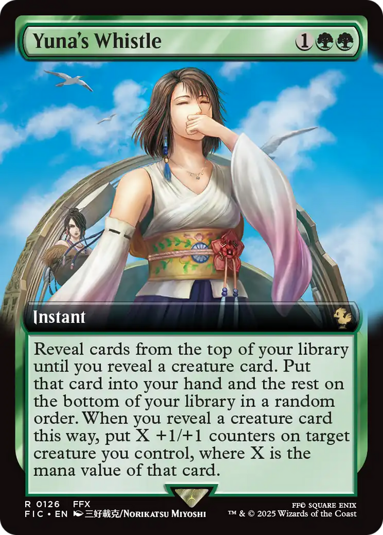 Yuna's Whistle (Extended Art) [FINAL FANTASY Commander] - Magic: The Gathering - Card Brawlers | Quebec | Canada |
