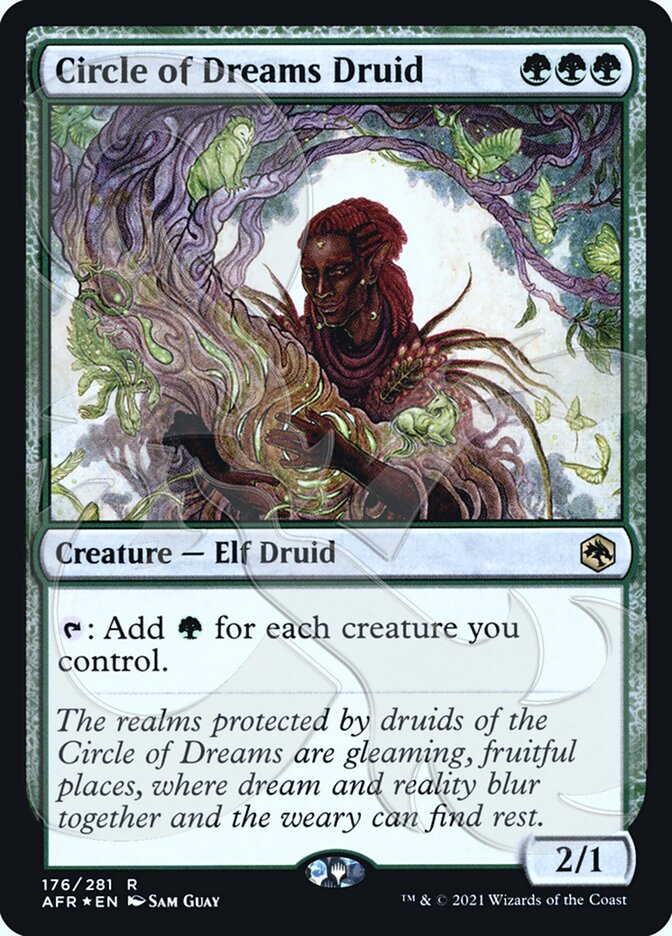 Circle of Dreams Druid (Ampersand Promo) [Dungeons & Dragons: Adventures in the Forgotten Realms Promos] - Magic: The Gathering - Card Brawlers | Quebec | Canada |