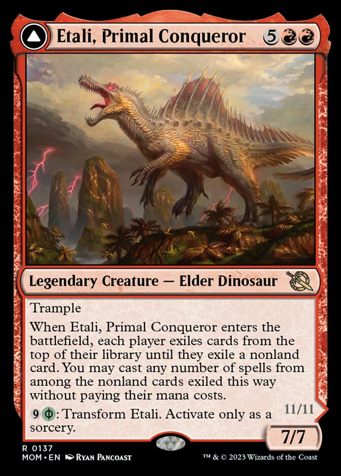 Etali, Primal Conqueror // Etali, Primal Sickness [March of the Machine] - Magic: The Gathering - Card Brawlers | Quebec | Canada |