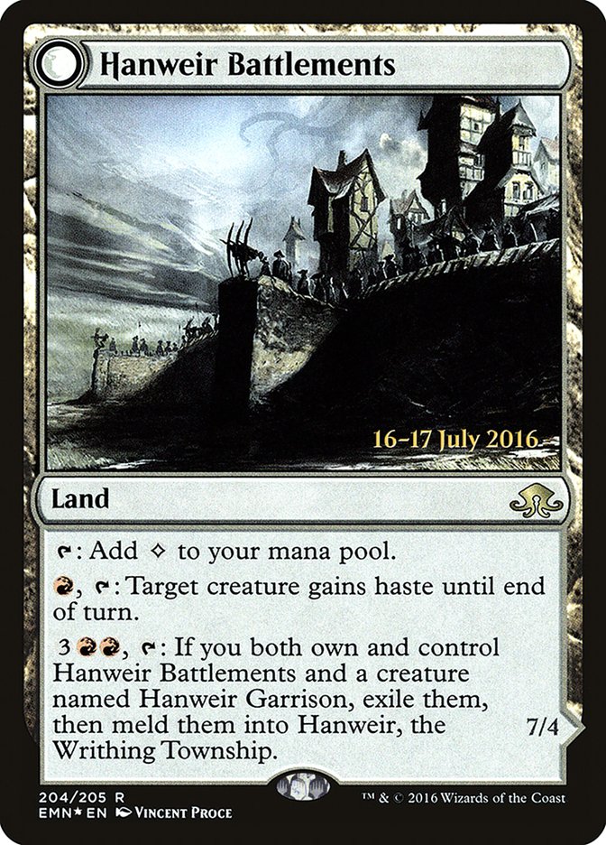 Hanweir Battlements [Eldritch Moon Prerelease Promos] - Magic: The Gathering - Card Brawlers | Quebec | Canada |