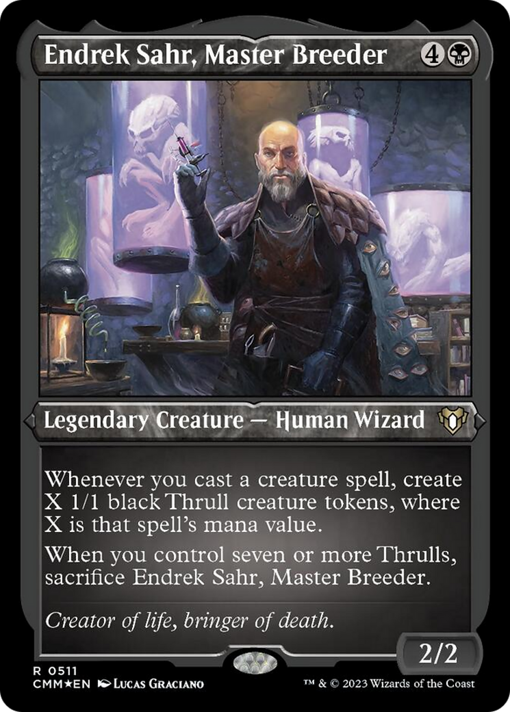 Endrek Sahr, Master Breeder (Foil Etched) [Commander Masters] - Magic: The Gathering - Card Brawlers | Quebec | Canada |