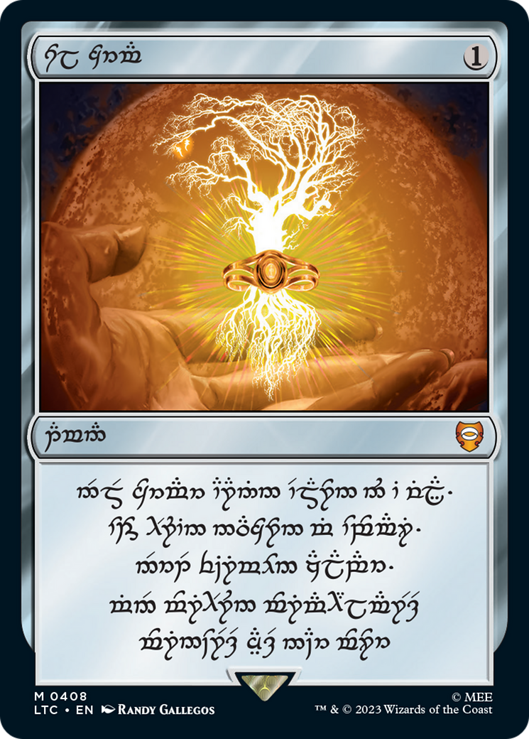 Sol Ring (408) (Elven Serialized) [The Lord of the Rings: Tales of Middle-Earth Commander] - Magic: The Gathering - Card Brawlers | Quebec | Canada |