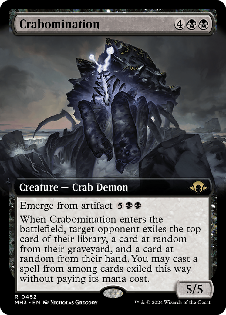 Crabomination (Extended Art) [Modern Horizons 3] - Magic: The Gathering - Card Brawlers | Quebec | Canada |