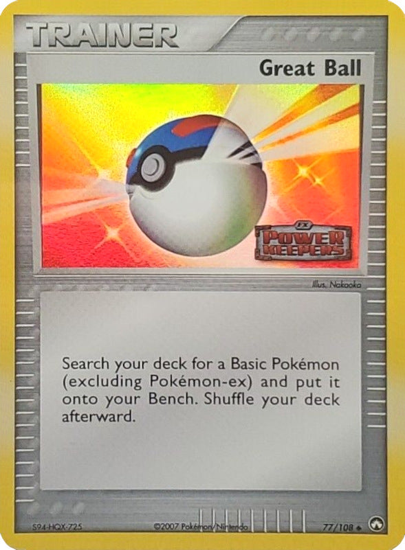 Great Ball (77/108) (Stamped) [EX: Power Keepers] - Pokémon - Card Brawlers | Quebec | Canada |