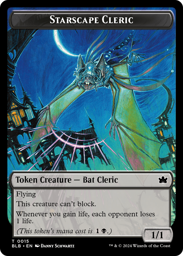 Cragflame // Starscape Cleric Double-Sided Token [Bloomburrow Tokens] - Magic: The Gathering - Card Brawlers | Quebec | Canada |