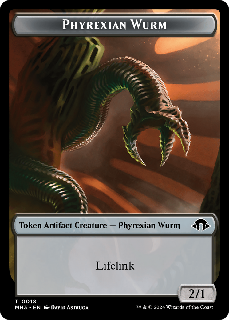 Eldrazi Spawn // Phyrexian Wurm (0018) Double-Sided Token [Modern Horizons 3 Tokens] - Magic: The Gathering - Card Brawlers | Quebec | Canada |