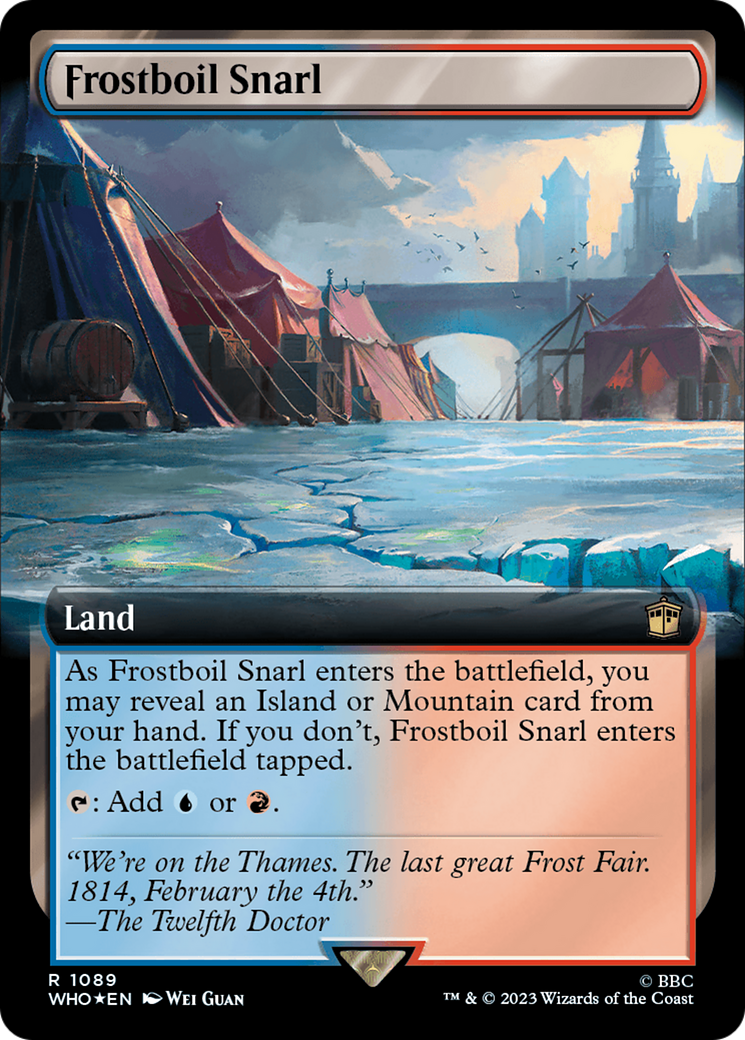 Frostboil Snarl (Extended Art) (Surge Foil) [Doctor Who] - Magic: The Gathering - Card Brawlers | Quebec | Canada |