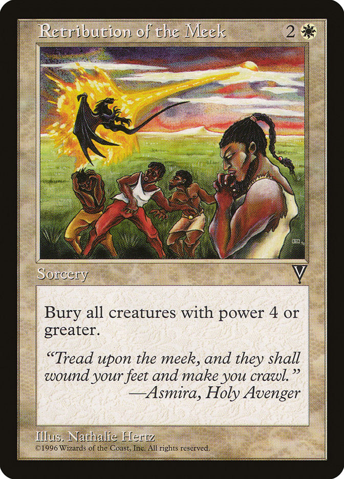 Retribution of the Meek [Visions] - Magic: The Gathering - Card Brawlers | Quebec | Canada |