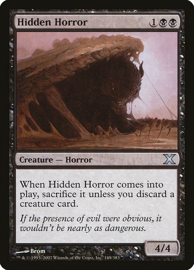 Hidden Horror [Tenth Edition] - Magic: The Gathering - Card Brawlers | Quebec | Canada |