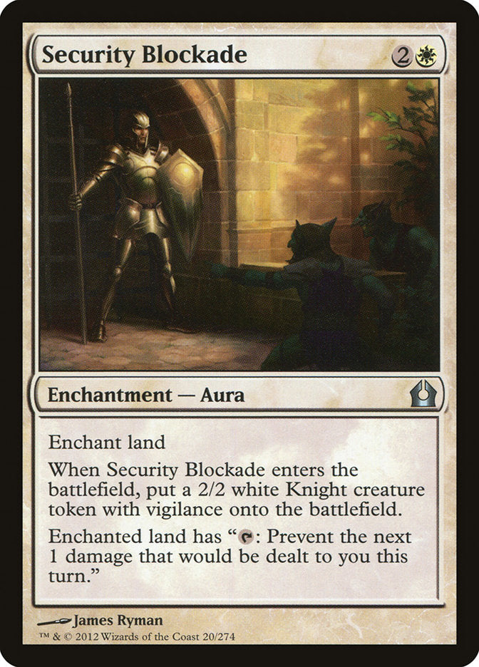 Security Blockade [Return to Ravnica] - Magic: The Gathering - Card Brawlers | Quebec | Canada |