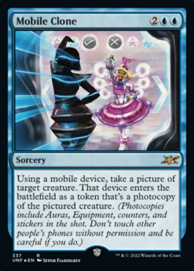 Mobile Clone (Galaxy Foil) [Unfinity] - Magic: The Gathering - Card Brawlers | Quebec | Canada |