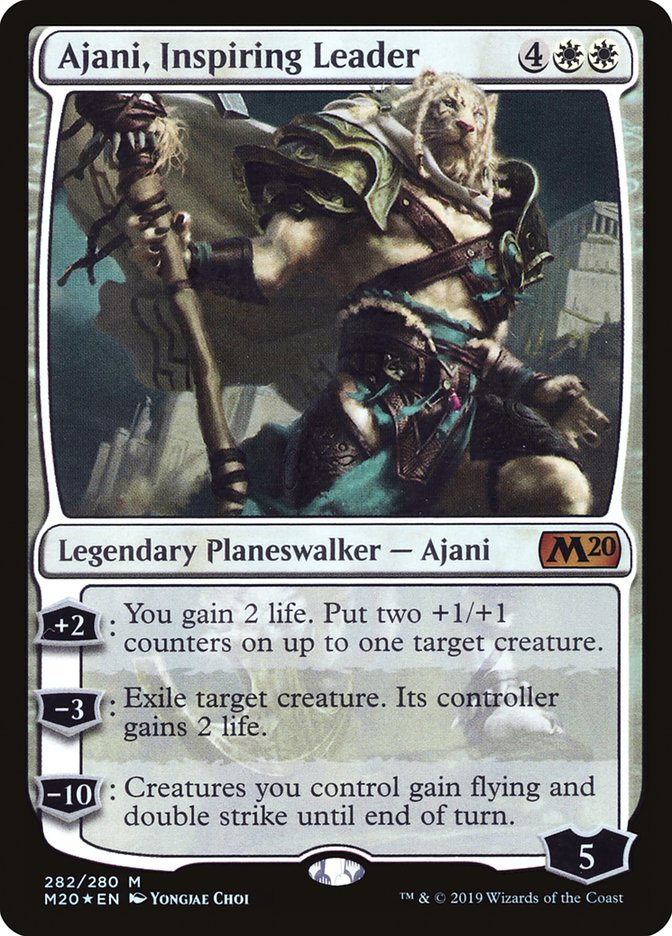 Ajani, Inspiring Leader [Core Set 2020] - Magic: The Gathering - Card Brawlers | Quebec | Canada |