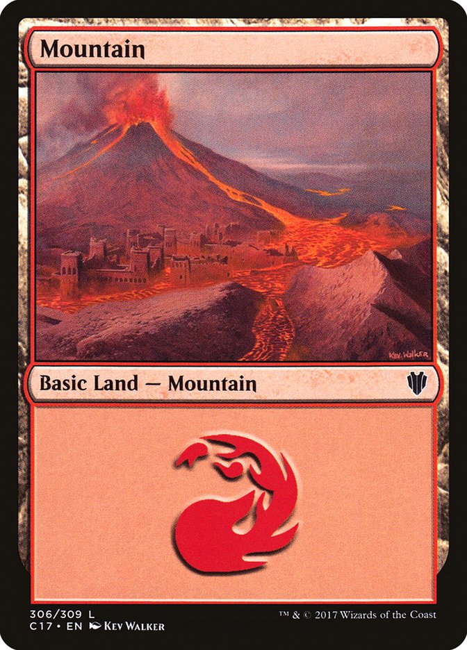 Mountain (306) [Commander 2017] - Magic: The Gathering - Card Brawlers | Quebec | Canada |