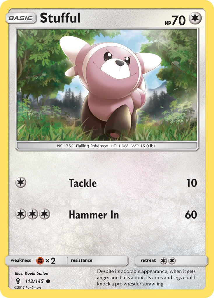 Stufful (112/145) [Sun & Moon: Guardians Rising] - Pokémon - Card Brawlers | Quebec | Canada |