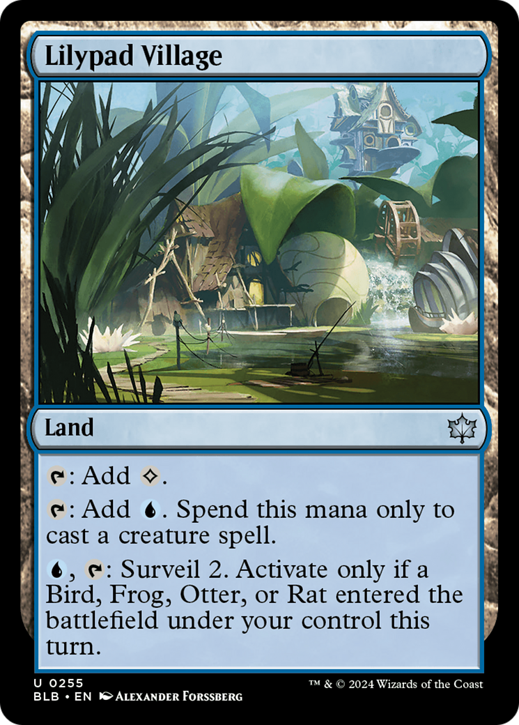 Lilypad Village [Bloomburrow] - Magic: The Gathering - Card Brawlers | Quebec | Canada |