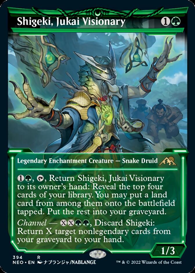 Shigeki, Jukai Visionary (Showcase Soft Glow) [Kamigawa: Neon Dynasty] - Magic: The Gathering - Card Brawlers | Quebec | Canada |