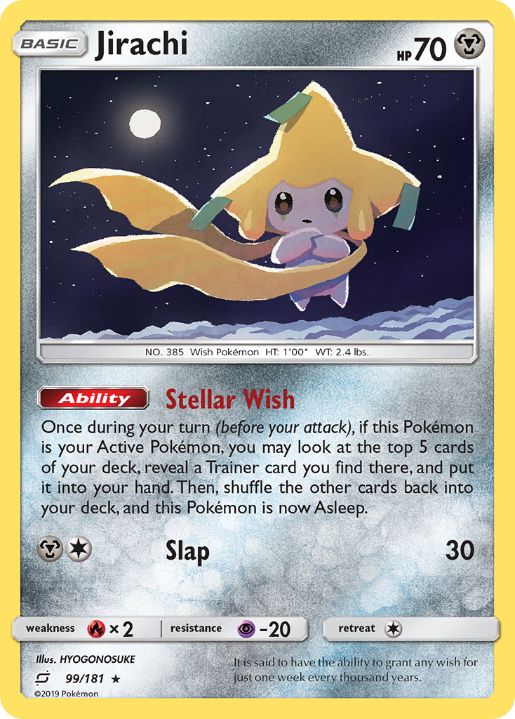 Jirachi (99/181) [Sun & Moon: Team Up] - Pokémon - Card Brawlers | Quebec | Canada |