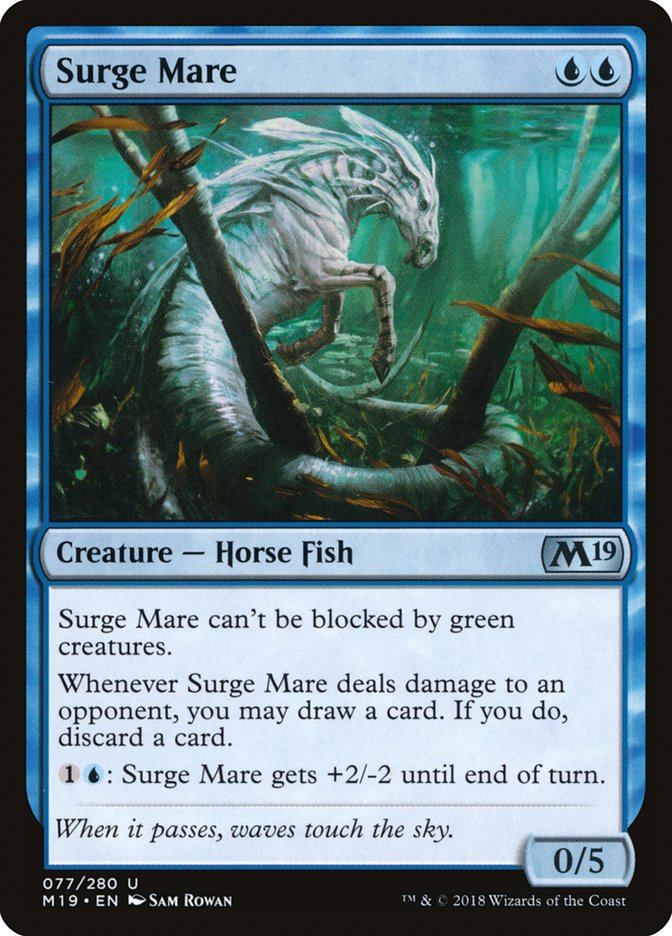 Surge Mare [Core Set 2019] - Magic: The Gathering - Card Brawlers | Quebec | Canada |
