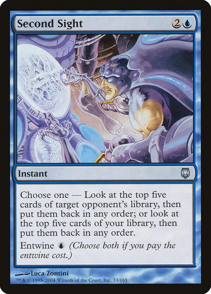 Second Sight [Darksteel] - Magic: The Gathering - Card Brawlers | Quebec | Canada |