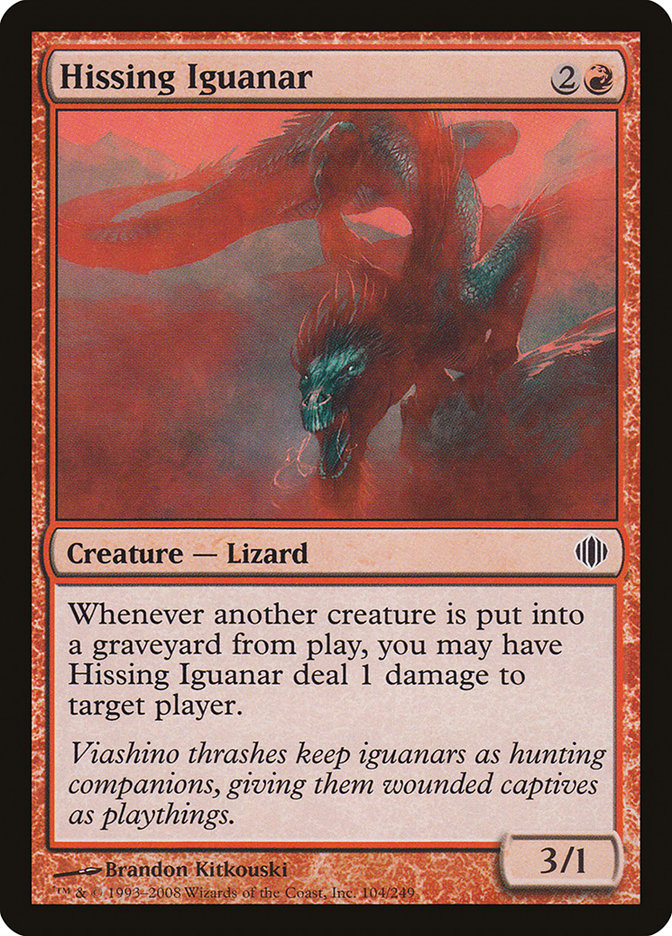 Hissing Iguanar [Shards of Alara] - Magic: The Gathering - Card Brawlers | Quebec | Canada |
