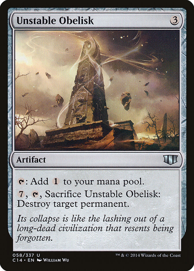Unstable Obelisk [Commander 2014] - Magic: The Gathering - Card Brawlers | Quebec | Canada |