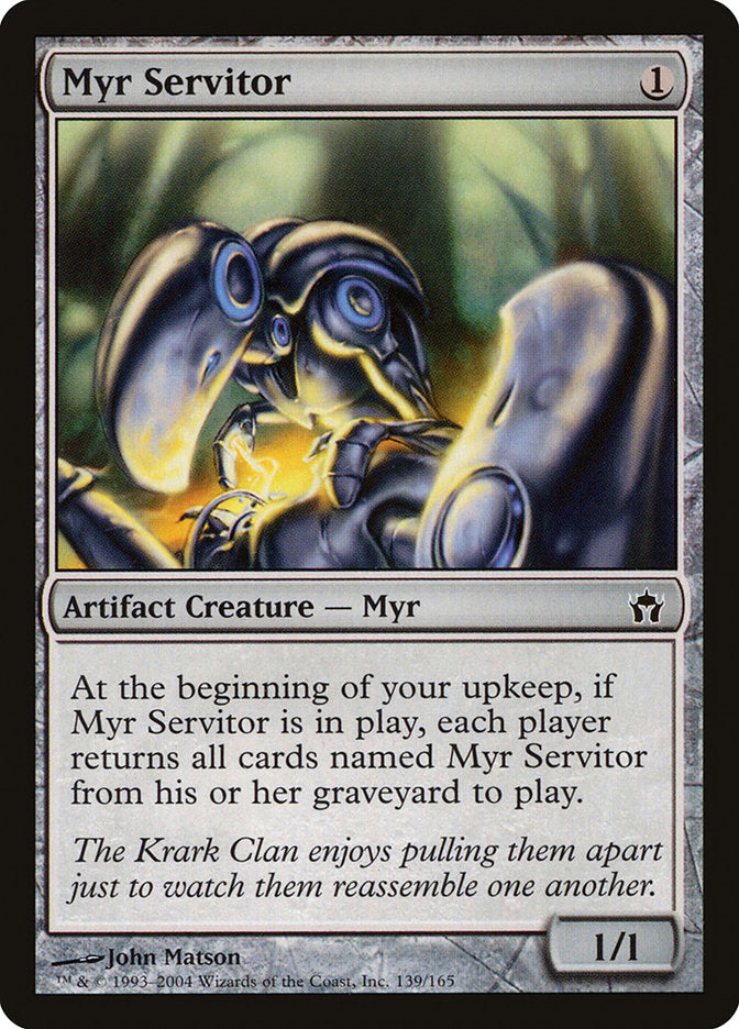 Myr Servitor [Fifth Dawn] - Magic: The Gathering - Card Brawlers | Quebec | Canada |
