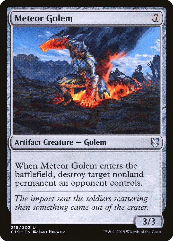 Meteor Golem [Commander 2019] - Magic: The Gathering - Card Brawlers | Quebec | Canada |