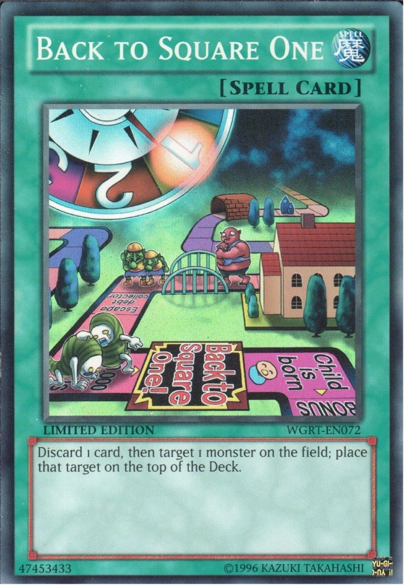 Back to Square One [WGRT-EN072] Super Rare - Yu-Gi-Oh! - Card Brawlers | Quebec | Canada |