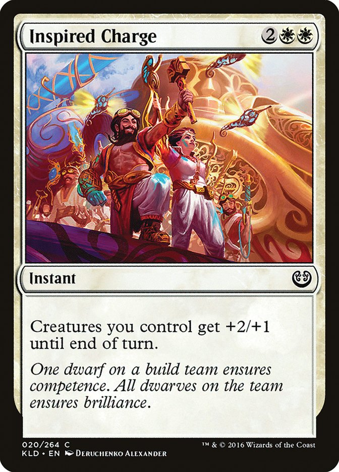 Inspired Charge [Kaladesh] - Magic: The Gathering - Card Brawlers | Quebec | Canada |