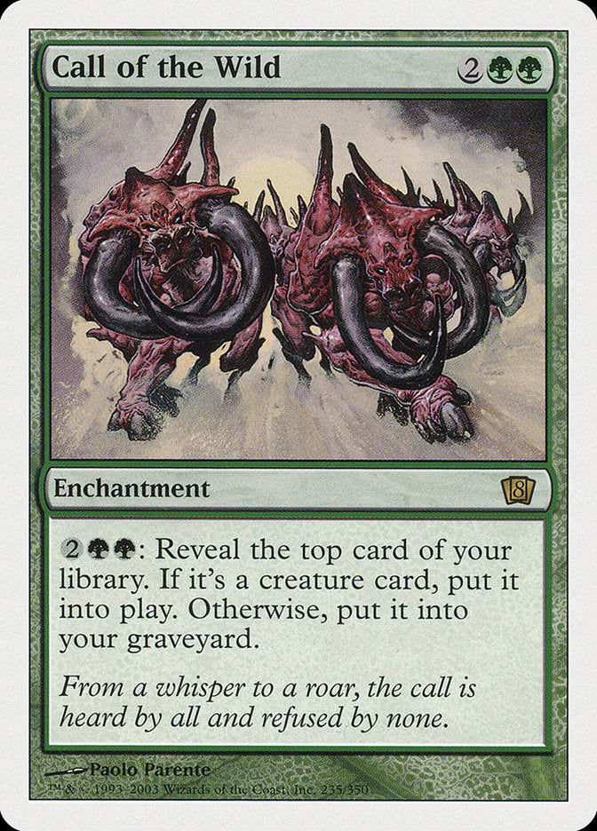 Call of the Wild [Eighth Edition] - Magic: The Gathering - Card Brawlers | Quebec | Canada |
