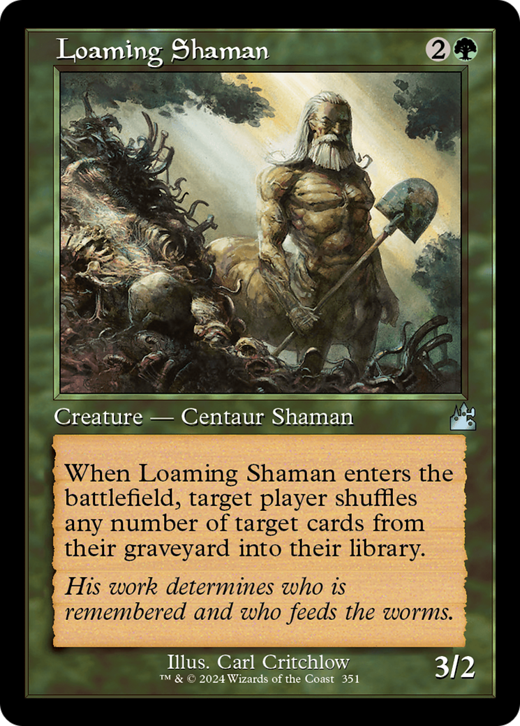 Loaming Shaman (Retro Frame) [Ravnica Remastered] - Magic: The Gathering - Card Brawlers | Quebec | Canada |