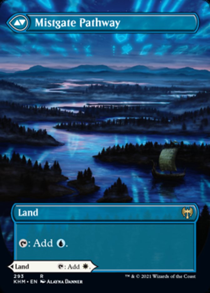 Hengegate Pathway // Mistgate Pathway (Borderless Alternate Art) [Kaldheim] - Magic: The Gathering - Card Brawlers | Quebec | Canada |